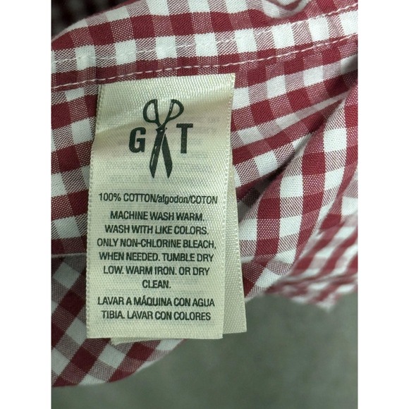 Goodthreads Shirt Mens Large Gingham Plaid Button Down Long‎ Sleeve Casual - Picture 9 of 13